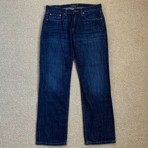 Lucky Brand 221 Original Straight Jeans, 30x30, Dark Wash, Classic Denim